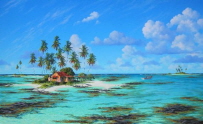 at home on the island