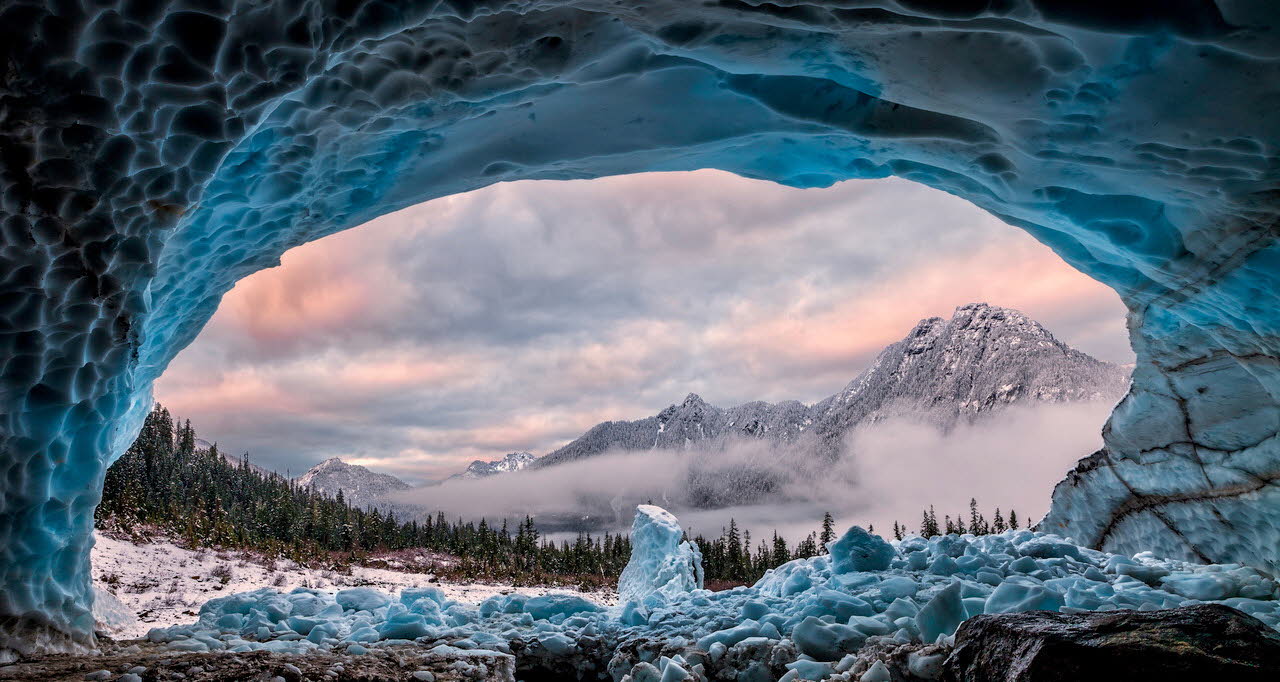 Ice Cave With A View