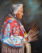 old indian woman