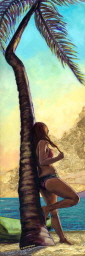 under the palm and dreaming